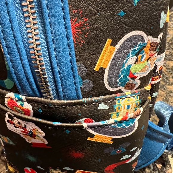 Loungefly Disney Parks Disneyland Ride all over Icon Mini Backpack NWT - Picture 5 of 8